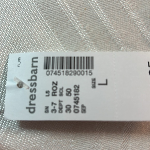 Roz & Ali Champagne Faux Suede Jacket NWT - Picture 8 of 8